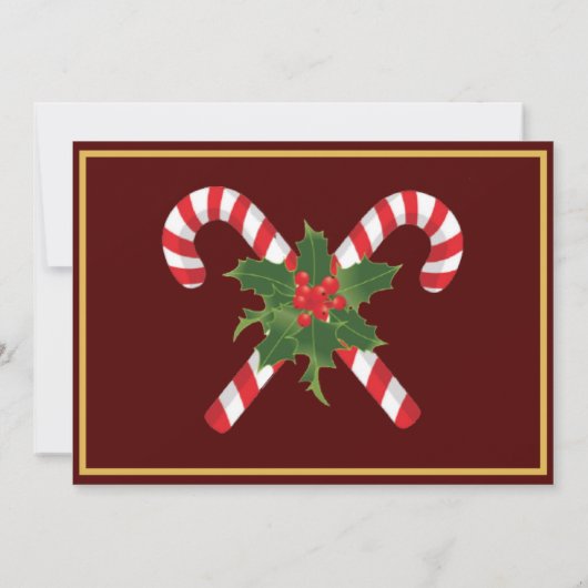 Favorite Things Weihnachten Party Winter rustikal  Einladung (Rückseite)