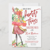 Favorite Things Weihnachts-Einladung Einladung (Vorderseite)