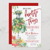 Favorite Things Weihnachts-Einladung Einladung (Vorne/Hinten)