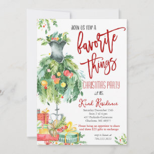 Favorite Things Weihnachts-Einladung Einladung