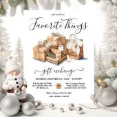 Favorite Things Weihnachtsgeschenk Austausch Einladung