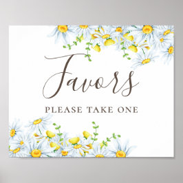 Favoriten. Aquarellfärbung. Blumenhochzeit Poster