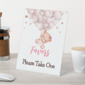 Favoriten Baby Bärendusche signieren Sockelschild (In SItu)