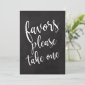 Favoriten Bitte nehmen Sie ein erschwingliches Cha Einladung (Stehend Vorderseite)