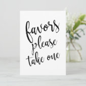 Favoriten Bitte nehmen Sie ein erschwingliches Zei Einladung (Stehend Vorderseite)