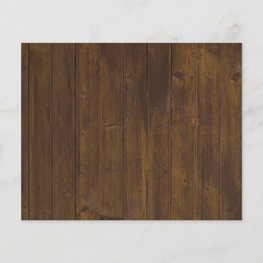 Favoriten Bitte nehmen Sie ein rustikales Hochzeit (Rückseite)