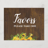 Favoriten Bitte nehmen Sie ein rustikales Hochzeit (Vorderseite)