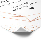 Favoriten Bitte nehmen Sie ein Stück Lila Blüte Poster (Ecke)