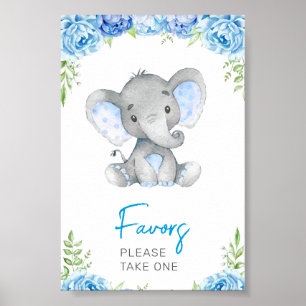 Favoriten Bitte nehmen Sie eine Elephant Baby Boy Poster