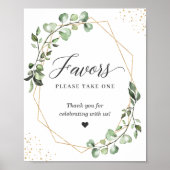 Favoriten Bitte nehmen Sie eine Eukalyptus Gold Ge Poster (Vorne)