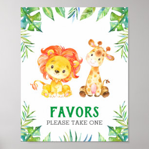 Favoriten Bitte nehmen Sie eine Wild Safari Geburt Poster