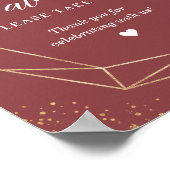 Favoriten Bitte nehmen Sie eine Zimt-Rose Blush Fl Poster (Ecke)