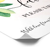 Favoriten Bitte nehmen Sie Lemons Pink Bridal Hoch Poster (Ecke)