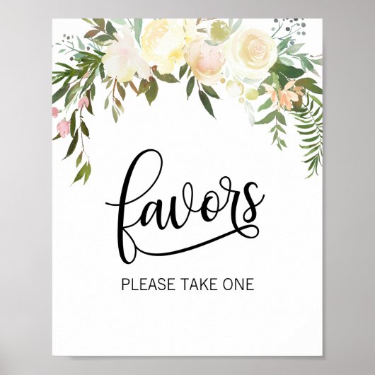 Favoriten BITTE NUTZEN SIE EIN Blumenrosa-Zeichen Poster (Vorne)