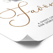 Favoriten Boho Weihnachts-Weihnachtsjause Baby-Dus Poster (Ecke)