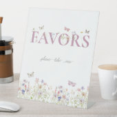 Favoriten Butterfly Blumengarten Dusche Geburtstag Sockelschild (In Situ)