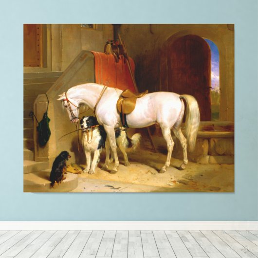 Favoriten, das Eigentum von H.R.H. Prince George Leinwanddruck (Insitu (Holzboden))