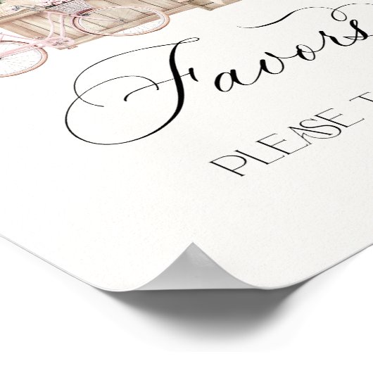 Favoriten Elegant außerhalb des Marktes Provence B Poster (Ecke)