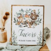 Favoriten Eukalyptus Woodland Baby Animals Party s Poster