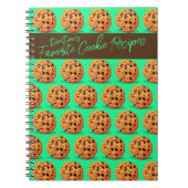Favoriten-Kochrezepte Personalisiertes Notebook Notizblock (Vorderseite)
