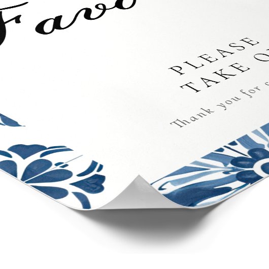 Favoriten Lemon Positano Brautparty Sign Poster (Ecke)