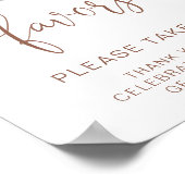 Favoriten Liebe bricht Brautparty Poster (Ecke)