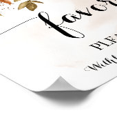 Favoriten mit einem Party Hochzeit im Herbst signi Poster (Ecke)