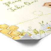 Favoriten nehmen ein Hummelwabenkraut-Chic-Party Poster (Ecke)