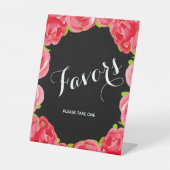 Favoriten Rote Rosen Derby-Party Sockelschild (Vorderseite)