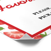 Favoriten Schildkröte Erdbeere Berry Sweet Baby Sh Poster (Ecke)