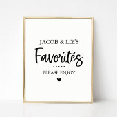 Favoriten-Süßigkeiten und Leckereien bevorzugen Ta Poster