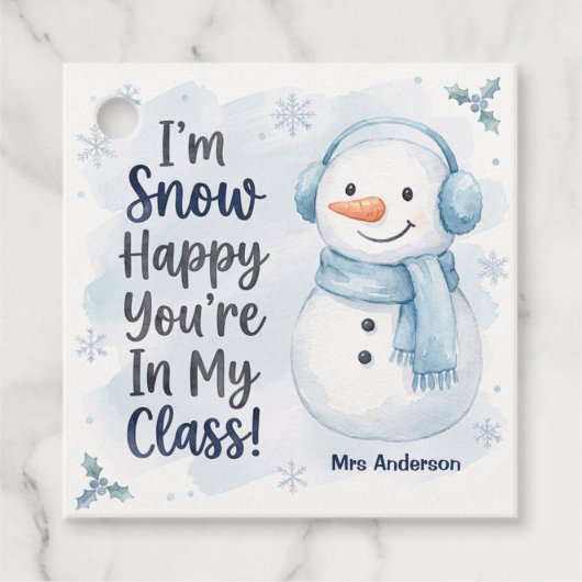 Favoriten-Tags Geschenkanhänger (Vorderseite)