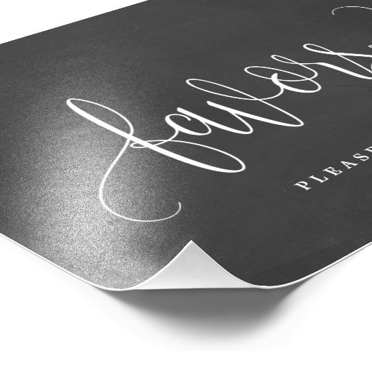 Favoriten Unterschreiben Wählen Sie Ihre Größe - C Fotodruck (Ecke)