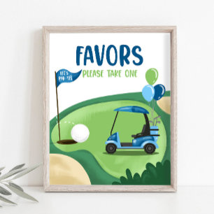 Favoriten Vielen Dank Golf Par-T-Shirt Boy Birthda Poster