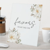 Favoriten Weißes Brautparty Modernes Skript Sockelschild (In Situ)