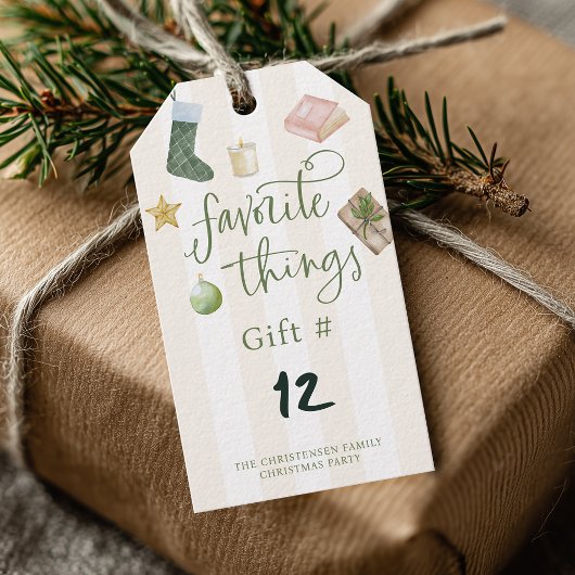 Favoritenaustausche Geschenkanhänger