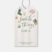 Favoritenaustausche Geschenkanhänger (Vorderseite)