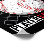 FavoritenBaseball-Player ruft Vater Baseball-Vater Poster (Ecke)