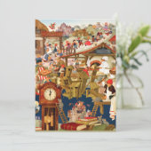 Favoritenbein-Kinderzimmer Einladung (Stehend Vorderseite)