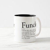 Favoritenfunktionalität Onkel Moderne Definition m Zweifarbige Tasse (VorderseiteRechts)