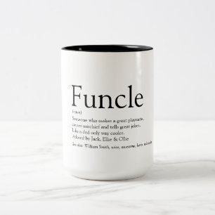 Favoritenfunktionalität Onkel Moderne Definition Zweifarbige Tasse