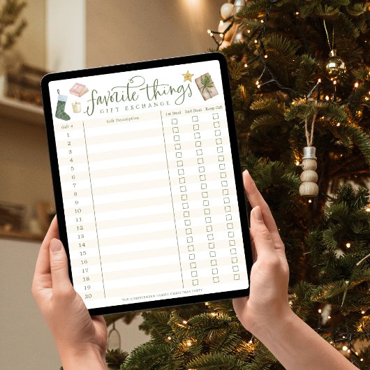 Favoritenklänge Geschenk Exchange Tracker Download Poster