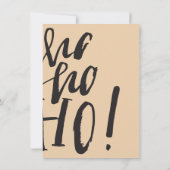 Favoritenklänge Geschenke Exchange braune Papierpa Einladung (Rückseite)