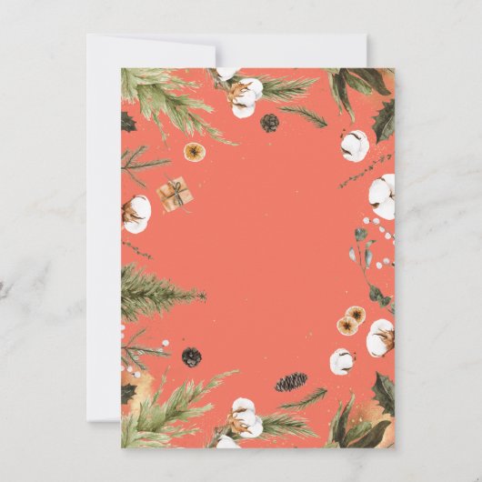 Favoritenklänge Geschenke Exchange braune Papierpa Einladung (Rückseite)