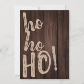 Favoritenklänge Geschenke Exchange braune Papierpa Einladung (Rückseite)