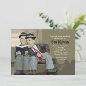 Favoritenkomiker Einladung (Stehend Vorderseite)