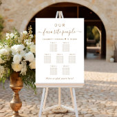 Favoritenleute 7 Tabelle Hochzeitssatellite Poster