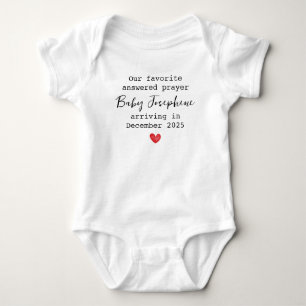 Favoritenname des Gebets Baby Name Strampler