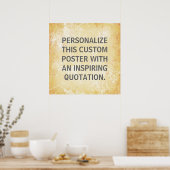 Favoritenplakat, personalisierter Brauch Poster (Küche)