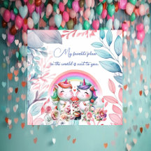 Favoritenplatz Romantische Einhorn LuftseilValenti